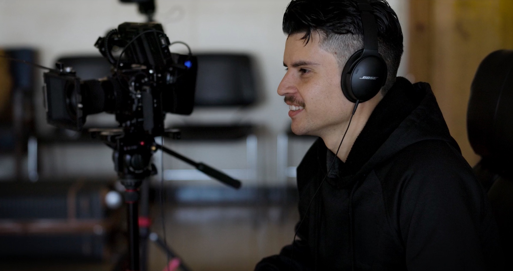 Behind the scenes photo 1: replace with a real photo