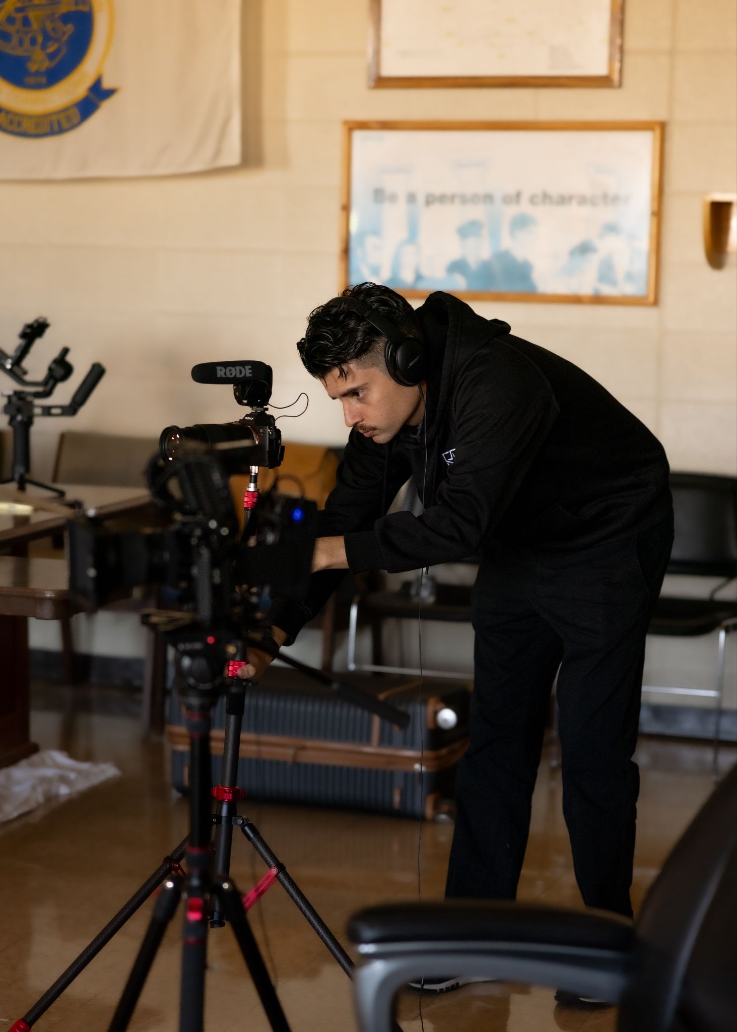 Behind the scenes photo 17: replace with a real photo